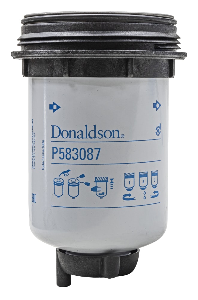 Donaldson Twist&Drain Fuel Filter-Water Separator Spin-On Fuel Filter