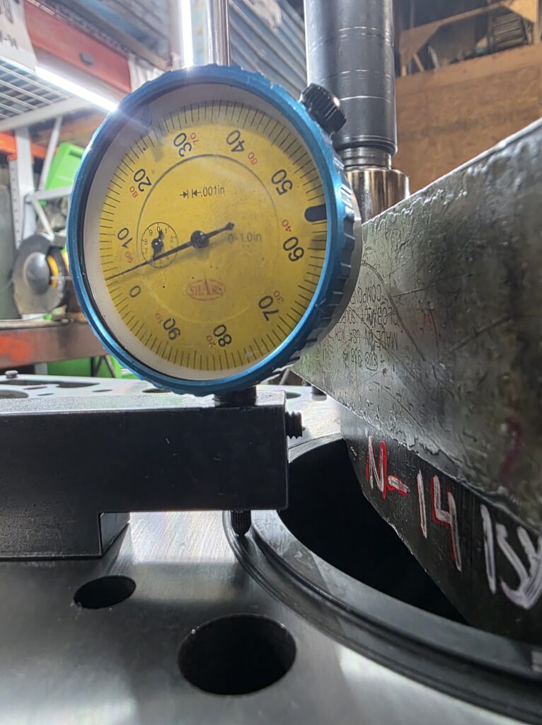 When you measure inside the fire ring, the measurement drops about .003" and a lot of the time puts you at or just below that minimum spec, which is somewhere you don’t want to be