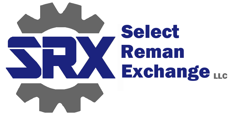 The letters SRX encompassed by a gear icon with the words select remen exchange to the side of the logo