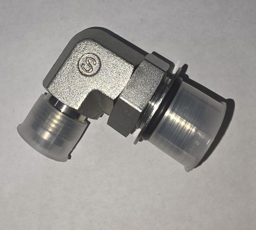 Caterpillar OEM 166-6368 Air Compressor Line Elbow Assembly – CAT C10 C12 Diesel Engine