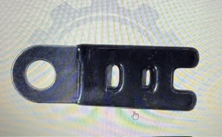 4P-7581 Ladder Clip – 2.3mm Thick Vinyl-Coated Steel Hose & Wire Harness Clamp