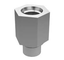 CAT 8T-0151 Hydraulic Straight Adapter Fitting – 9/16"-18 Hex Head – Caterpillar Equipment