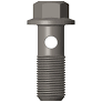 Cummins used 3679037 Piston Cooling Nozzle Banjo Bolt – ISX15 QSX15
