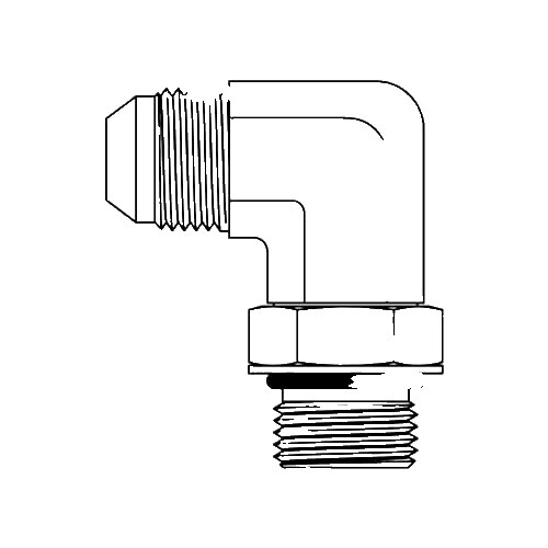 2N-3378 90° Elbow Adapter Fitting – Caterpillar Diesel Engines & Equipment
