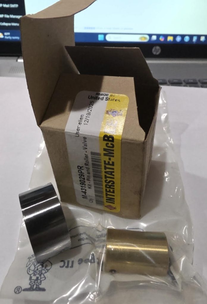 Cummins 4319029 Cam Follower Pin – ISX QSX 17mm Valve Rocker